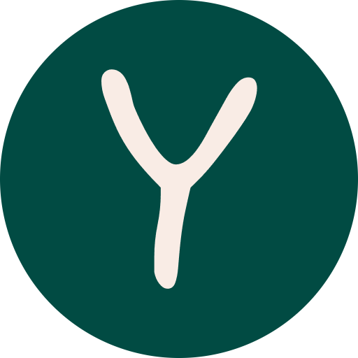 Stylised letter Y representing the abbreviation of the word Yaoi
